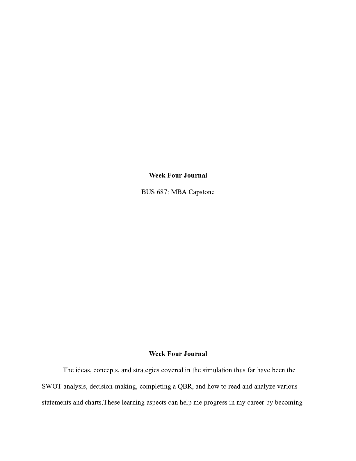 Preview image of BUS687 WK4 Journal.docx document